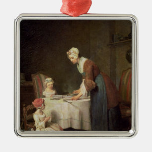 Die Anmut, 1740 Silbernes Ornament