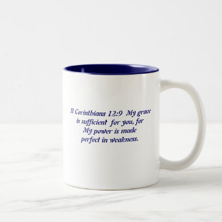 Die Anmut des Gottes Zweifarbige Tasse