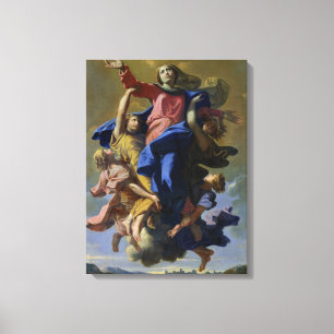 Die Annahme der Jungfrau, 1649-50 Leinwanddruck