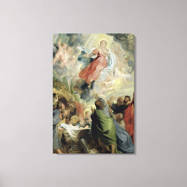 Die Annahme der Jungfrau Mary Leinwanddruck (Vorderseite)
