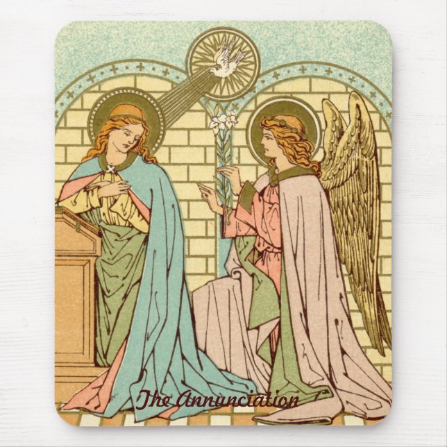 Die Annunziation (RLS 04) (Stil 2) Mousepad (Vorne)