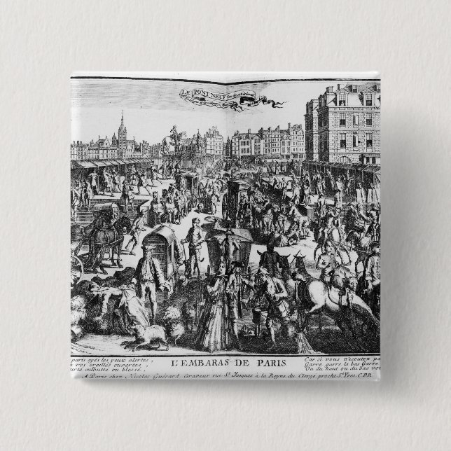 Die Ansammlung in Paris Button (Vorderseite)