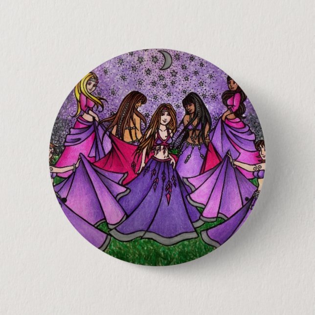 Die Ansammlung von Bly Dancers in Lila Button (Vorderseite)