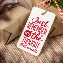 DIE ANSICHT, DASS FRONY CHRISTMAS ROT ZÄHLT GESCHENKANHÄNGER