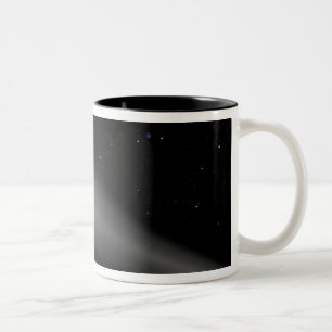 Die Ansicht von der Nähe Zweifarbige Tasse
