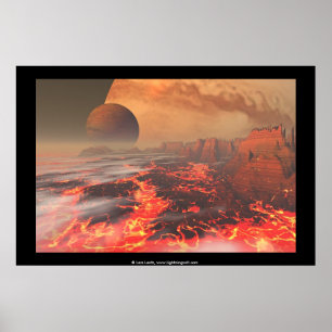 Die Ansicht von Io Poster