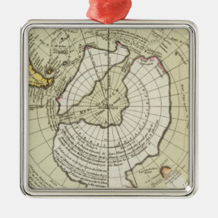 Die Antarktis 4 Ornament Aus Metall