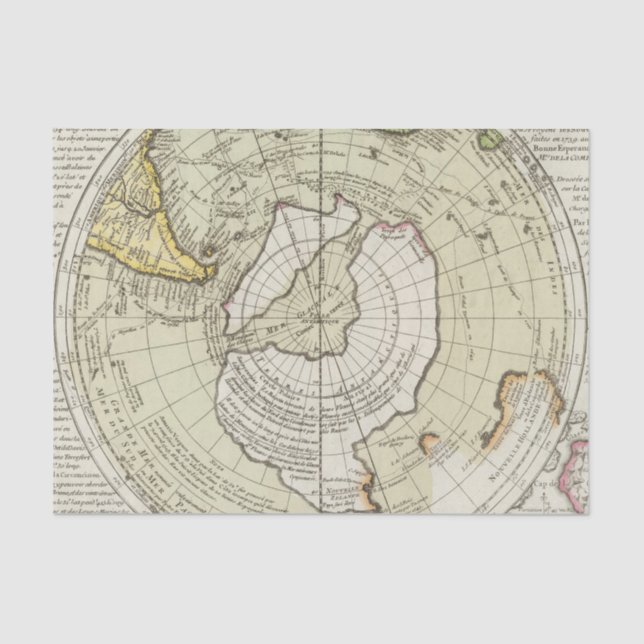 Die Antarktis 4 Seidenpapier (Vorderseite)