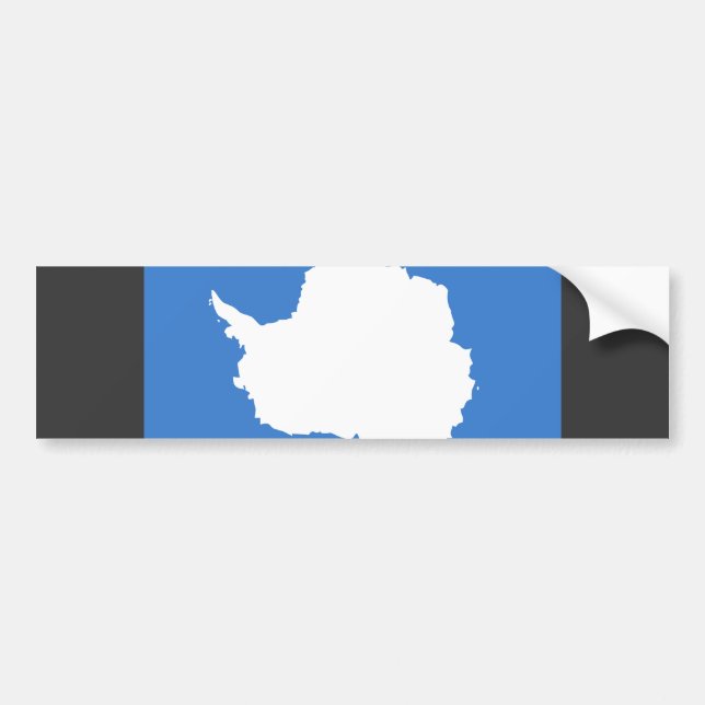 Die Antarktis-Flagge Autoaufkleber (Vorne)