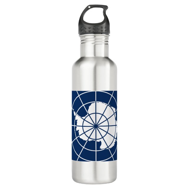 Die Antarktis-Wasserflasche Edelstahlflasche (Vorderseite)