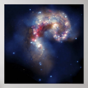 Die Antennen-Galaxien Poster