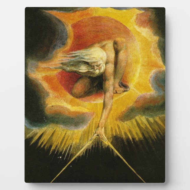 Die Antike des Buches William Blake Fotoplatte (Vorderseite)