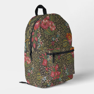 Die antike französische Toile de Jouy-Zweigstelle  Bedruckter Rucksack