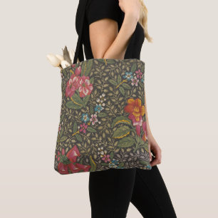 Die antike französische Toile de Jouy-Zweigstelle Tasche