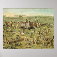 Die antike Stadt Jerusalem mit dem Solomon-Tempel