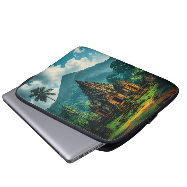 Die antiken Candi der Hügel Laptopschutzhülle (Vorne Knopf)