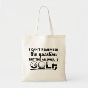 Die Antwort ist Golf Tragetasche
