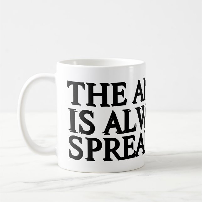 Die Antwort ist immer eine Tabelle Kaffeetasse (Links)