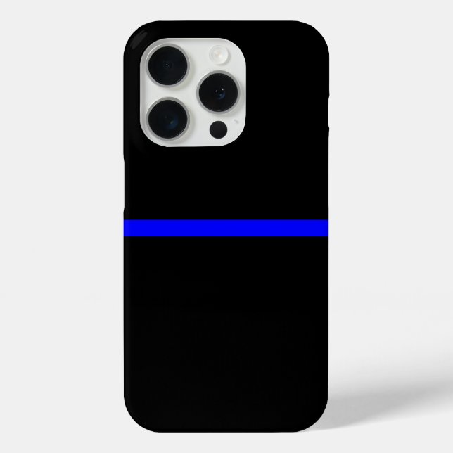 Die Anweisung symbolische Thin Blue Line Case-Mate iPhone Hülle (Rückseite)