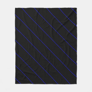 Die Anweisung symbolische Thin Blue Line Fleecedecke