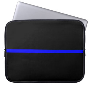 Die Anweisung symbolische Thin Blue Line Laptopschutzhülle