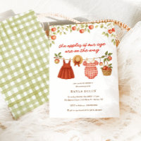 Die Äpfel unserer Eye Twin Girls Fall Baby Dusche
