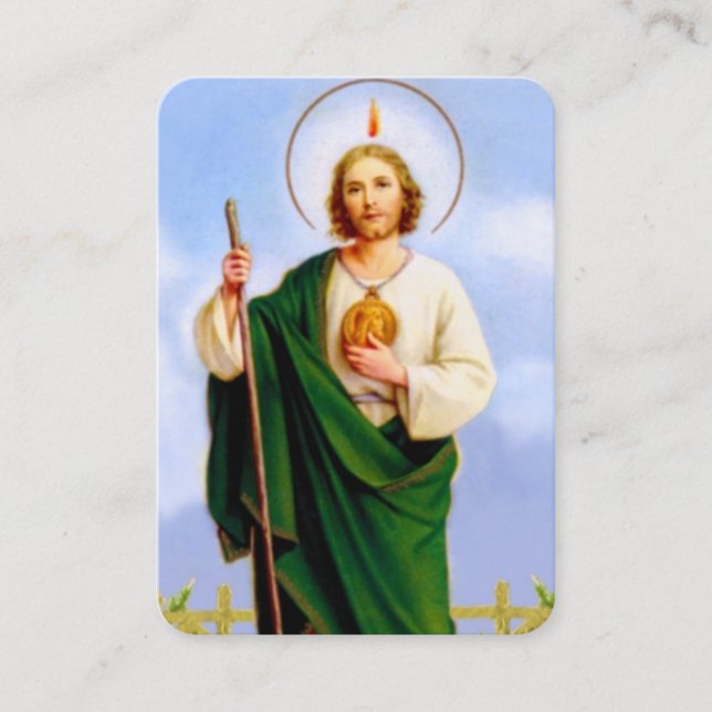 Die Apostelkarte St. Jude Thaddeus Visitenkarte (Vorderseite)