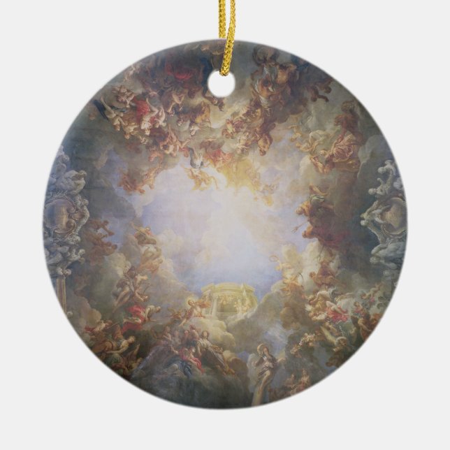 Die Apotheose von Herkules, von der Decke von Th Keramikornament (Vorne)