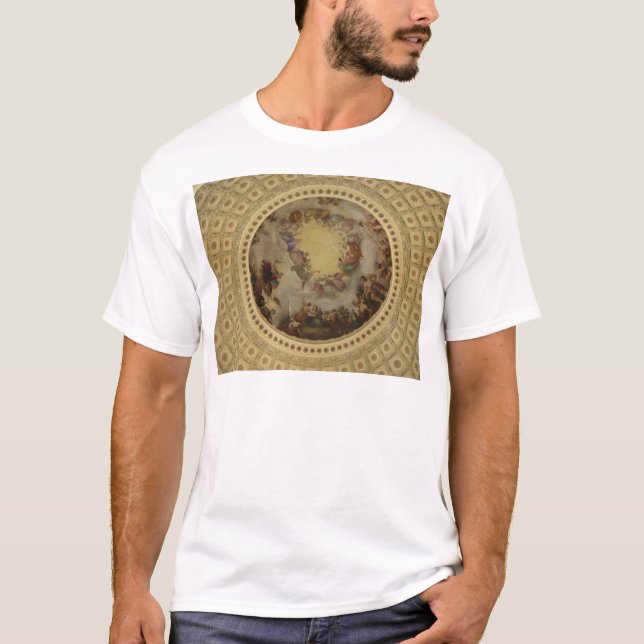 Die Apotheose von Washington - Hauptstadt Rundbau T-Shirt (Vorderseite)