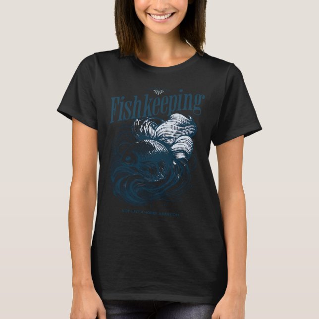 Die Aquarium-Katze T-Shirt (Vorderseite)