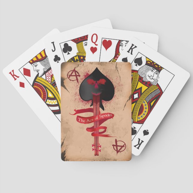 Die Ära der Spades Spielkarten (Rückseite)
