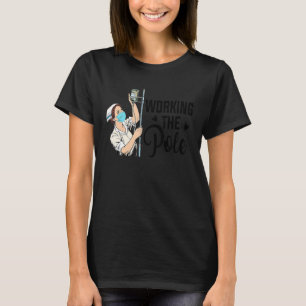 Die Arbeit an der Pole Emergency ICU Nurse CCU Nur T-Shirt
