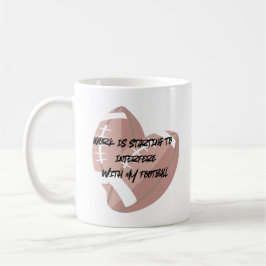 Die Arbeit interferiert mit meinem Fußball Kaffeetasse