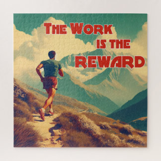 Die Arbeit ist das belohnte Runner Mountains
