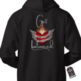 Die ARBEIT LIEBE BALANCE - Komm ins Gleichgewicht  Hoodie
