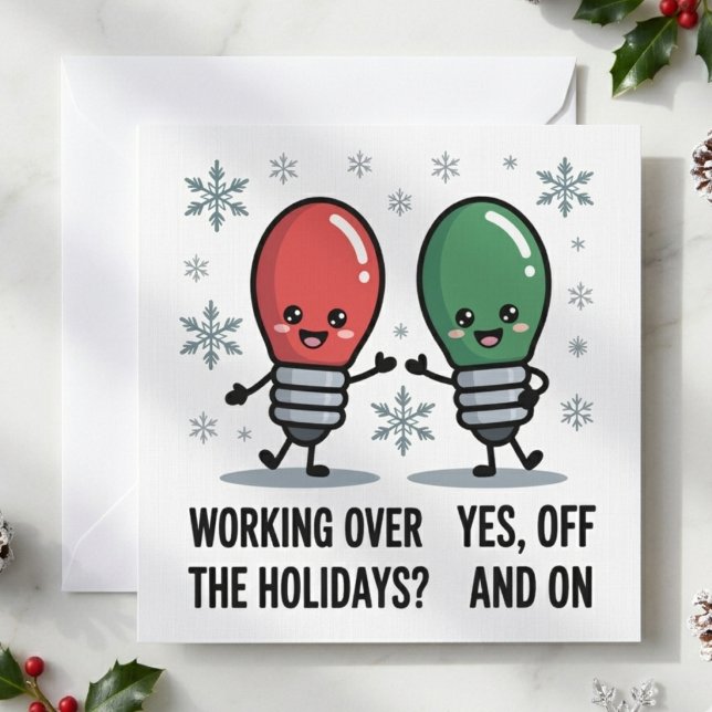 Die Arbeit über Weihnachten Weihnachtswitz (Von Creator hochgeladen)