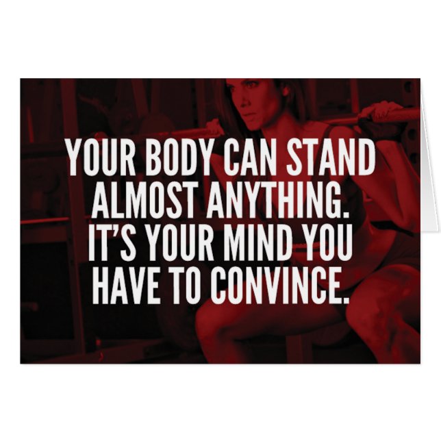 Die Arbeit von Frauen inspirierende Worte (Vorderseite (Horizontal))