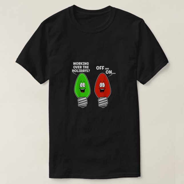 Die Arbeit während der Ferien frei und an sonnigen T-Shirt (Design vorne)