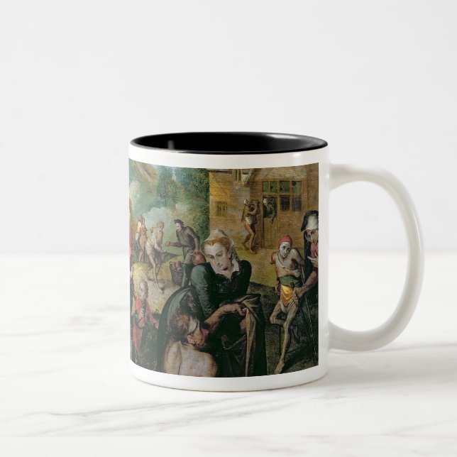Die Arbeiten der Gnade Zweifarbige Tasse (Rechts)