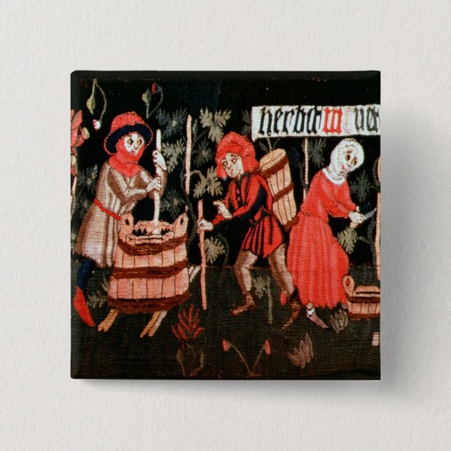 Die Arbeiten der Monate, von Elsass Button (Vorderseite)