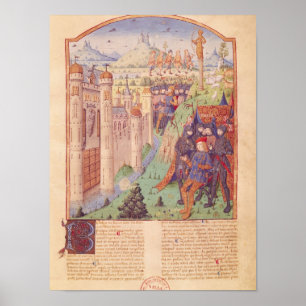 Die Arbeiten von Virgil mit Kommentar durch Poster