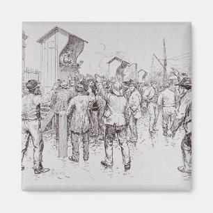 Die Arbeitslosen in London Magnet