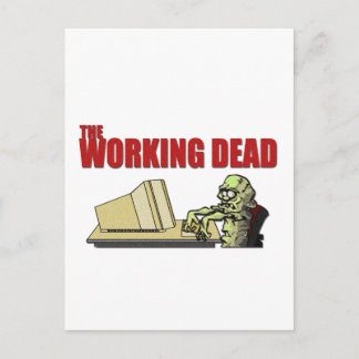 Die Arbeitsunfähigkeit Postkarte