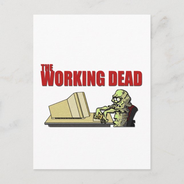 Die Arbeitsunfähigkeit Postkarte (Vorderseite)