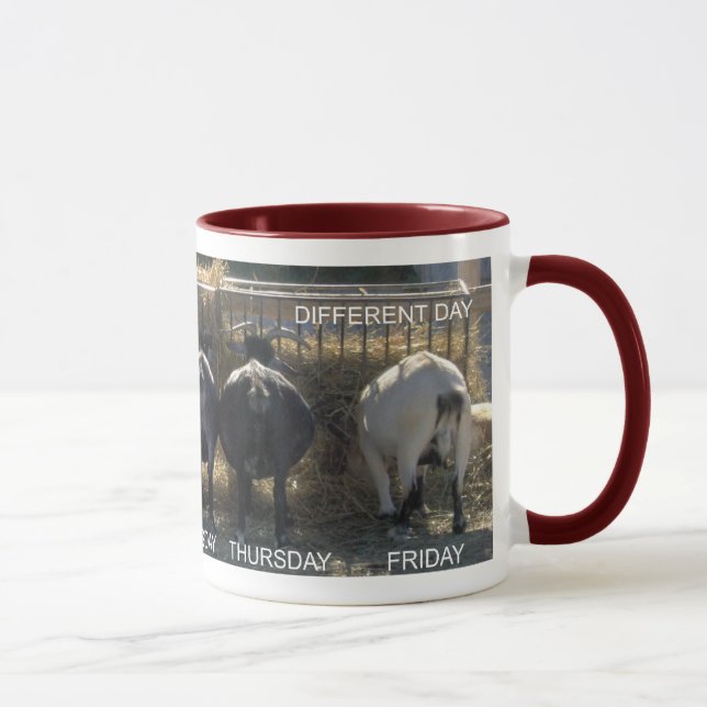 Die Arbeitswoche Tasse (Rechts)