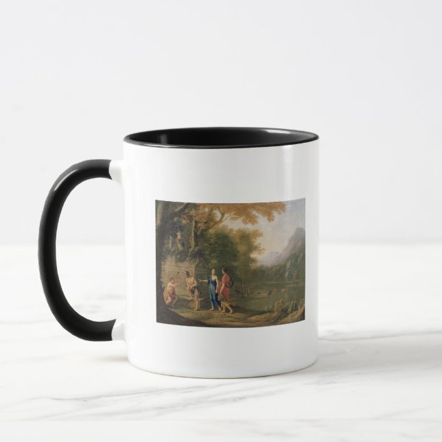Die arcadian-Schäfer Tasse (Links)