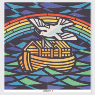 Die Arche Noas mit dem Heiligen Geist Aufkleber