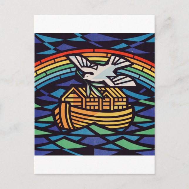 Die Arche Noas mit dem Heiligen Geist Postkarte (Vorderseite)