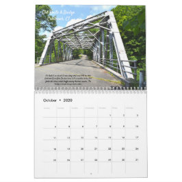 Die Architektur des Bridge Wall-Kalenders Kalender
