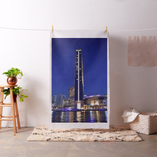 Die Architektur des Dubai Marina Stoff